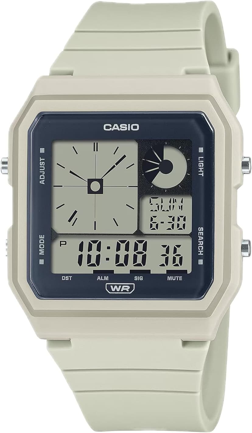 Casio POP Bio-Based Renewable Band LED Backlight Daily Alarm Digital Watch
