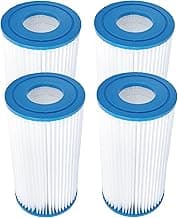 Type A or C Pool Filter Cartridges for in-tex 59900E / 29000E Type A or Type C Best-Way Type 3 (Type III) Replacement Pool Filter Pumps (4 Pack)