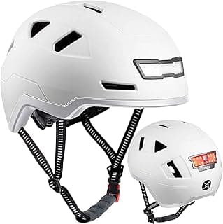 XNITO Bike Helmet with LED Lights - Urban Bicycle Helmet for Adults, Men & Women - CPSC & NTA-8776 Dual Certified - Class 3 E-Bikes, Scooters, Onewheel, Commuter, Mountain