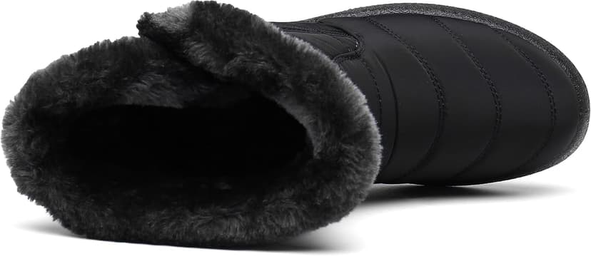 Hsyooes Womens Warm Fur Lined Winter Snow Boots Waterproof Ankle Boots Outdoor Booties Comfortable Shoes for Women