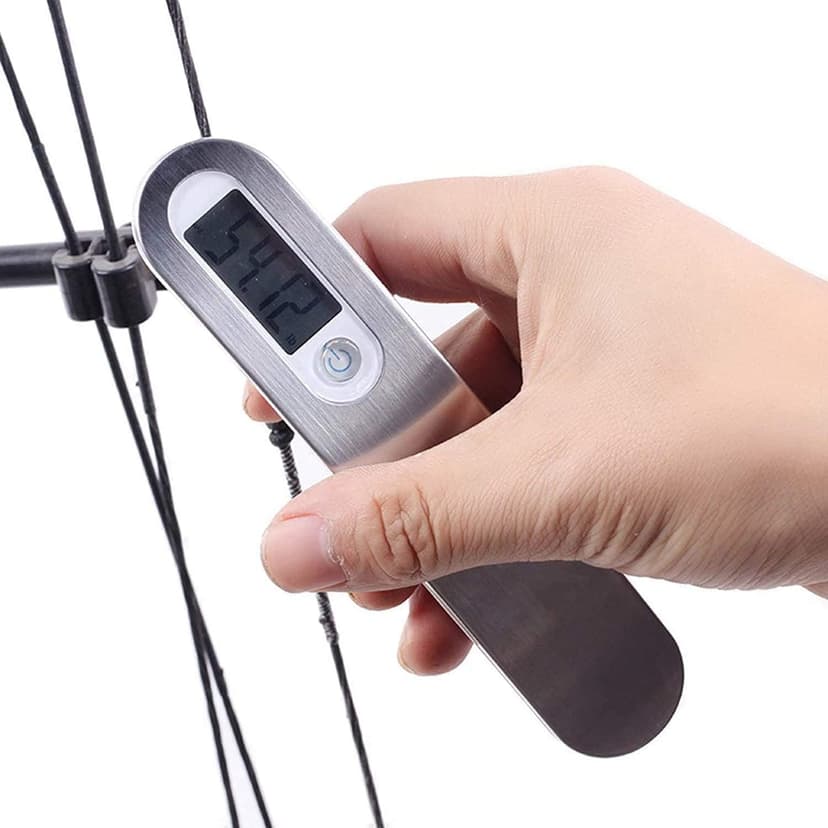 Archery Bow Scale Recurve/Compound Bow 110 lb/50 kg Tuning Scale LCD Display g/oz/kg/lb