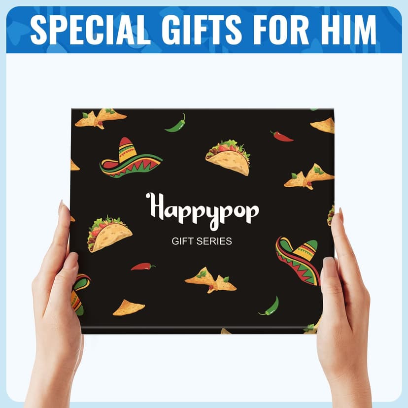 HAPPYPOP Novelty Family Gifts - Gifts for Son Uncle Grandson Nephew, Funny Men Socks