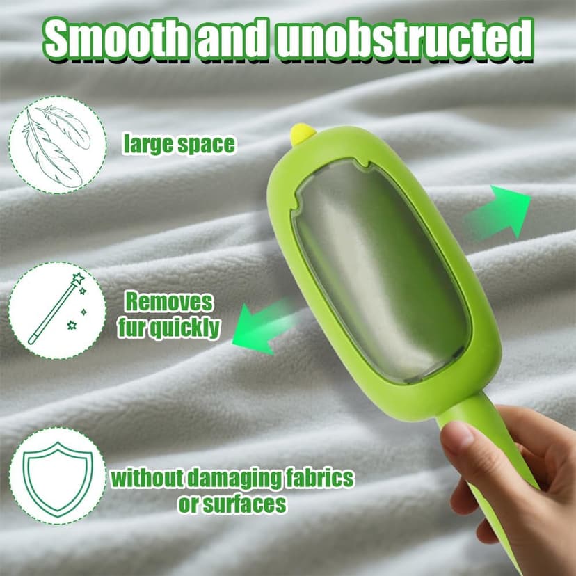 Reusable Lint Rollers for Pet Hair, Washable Lint Roller Reusable, Portable Lint Brushes Remover for Clothes（2 Pack）