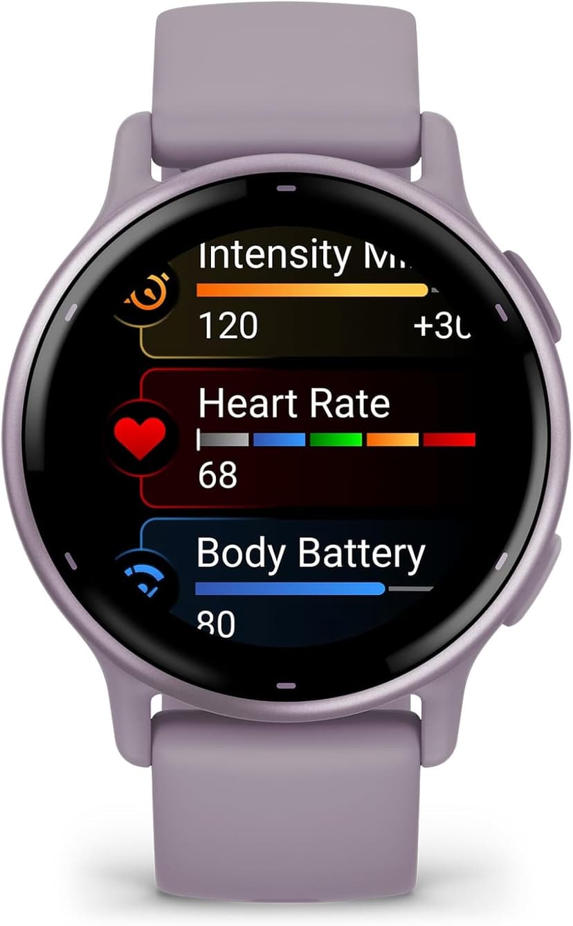 Garmin vívoactive 5, Health and Fitness GPS Smartwatch, AMOLED Display, Up to 11 Days of Battery, Orchid