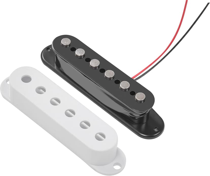 Pareschi 3-Pack Single Coil Pickups for Strat Guitar, Vintage Tone, Easy Install, Suitable for Stage/Recording/Practice Multiple Scenarios (White)