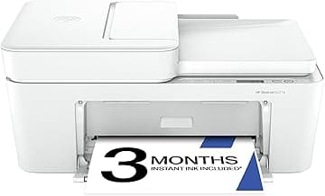 HP DeskJet 4255e Wireless All-in-One Color Inkjet Printer, Scanner, Copier, Best-for-home, 3 month Instant Ink trial included. This printer is only 2.4 ghz capable. AI-enabled (588S6A)