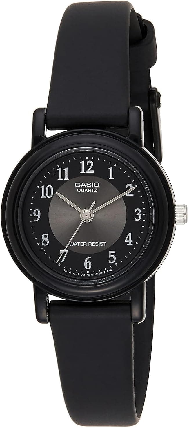 Casio LQ139A-1B3 Series | Watches for Women | Classic Analog Watch | Black | Water Resistant | Easy to Read Display | Lightweight & Comfortable | 3-Hand Analog | Accurate Timekeeping | 3 Year Battery