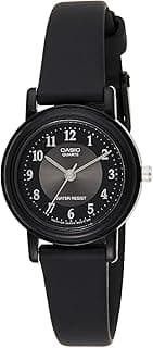 Casio LQ139A-1B3 Series | Watches for Women | Classic Analog Watch | Black | Water Resistant | Easy to Read Display | Lightweight & Comfortable | 3-Hand Analog | Accurate Timekeeping | 3 Year Battery