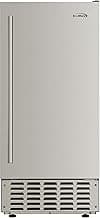 KoolMore 15 in. Built-in Residential Pearl Ice Nugget Maker, 66lb /Day with Drain Pump in Stainless-Steel, ETL Listed (KM-BIM66-NSS)
