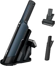 Shark WV410BL WANDVAC Cordless Hand Vacuum, Ultra-Lightweight & Portable with Powerful Suction & Tools for Pets, Designed for Car & Home, Dark Blue