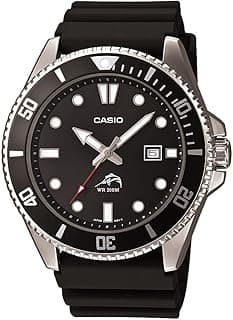 Casio MDV106 Series | Unisex Analog Watch | 200M WR | Stainless Steel Case | Resin Band | 2 Hand Analog (HR, Min, SEC) | Date Display | Screw Down Crown/Screw Down Caseback | 3 Year Battery