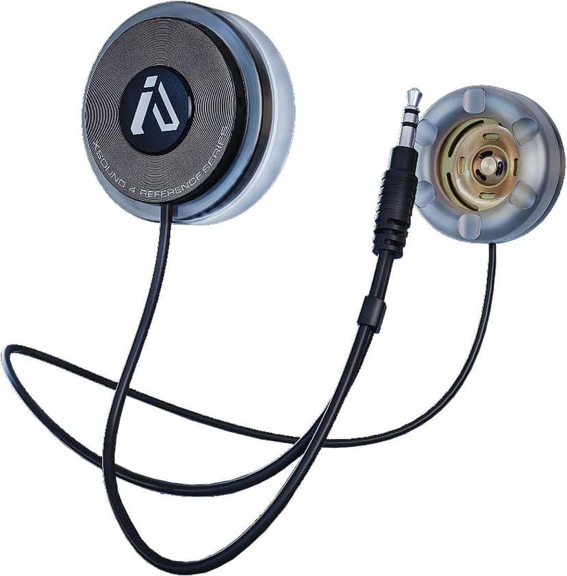 I A S U S High Def XSound 4 Helmet Speakers - Motorcycle Snowboard Helmet Speakers - Works with Most Comms with Earbud Ports – Includes Accessories for Install