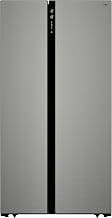 Avanti 15.6 cu. ft. Side-by-Side Apartment Refrigerator with Freezer, Compact Counter-Depth Fridge for Small Spaces, Stainless Steel