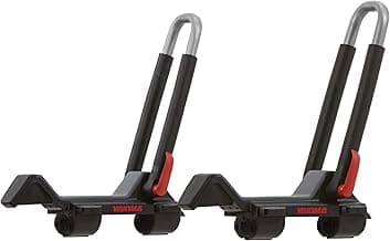 Yakima JayLow J-Cradle Rooftop Kayak Mount for 1 or 2 Kayaks – Car Roof Rack Carrier for Round, Square, Factory or Aerodynamic Crossbars, Holds 1 Boat Up to 80 Pounds or 2 Boats Up to 110 Pounds Total