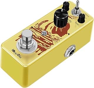 IOppWin COMP Optical Compressor Pedal - Classic Smooth Dynamics Control, Preserves Transients, Metal Enclosure, True Bypass for Guitar/Bass