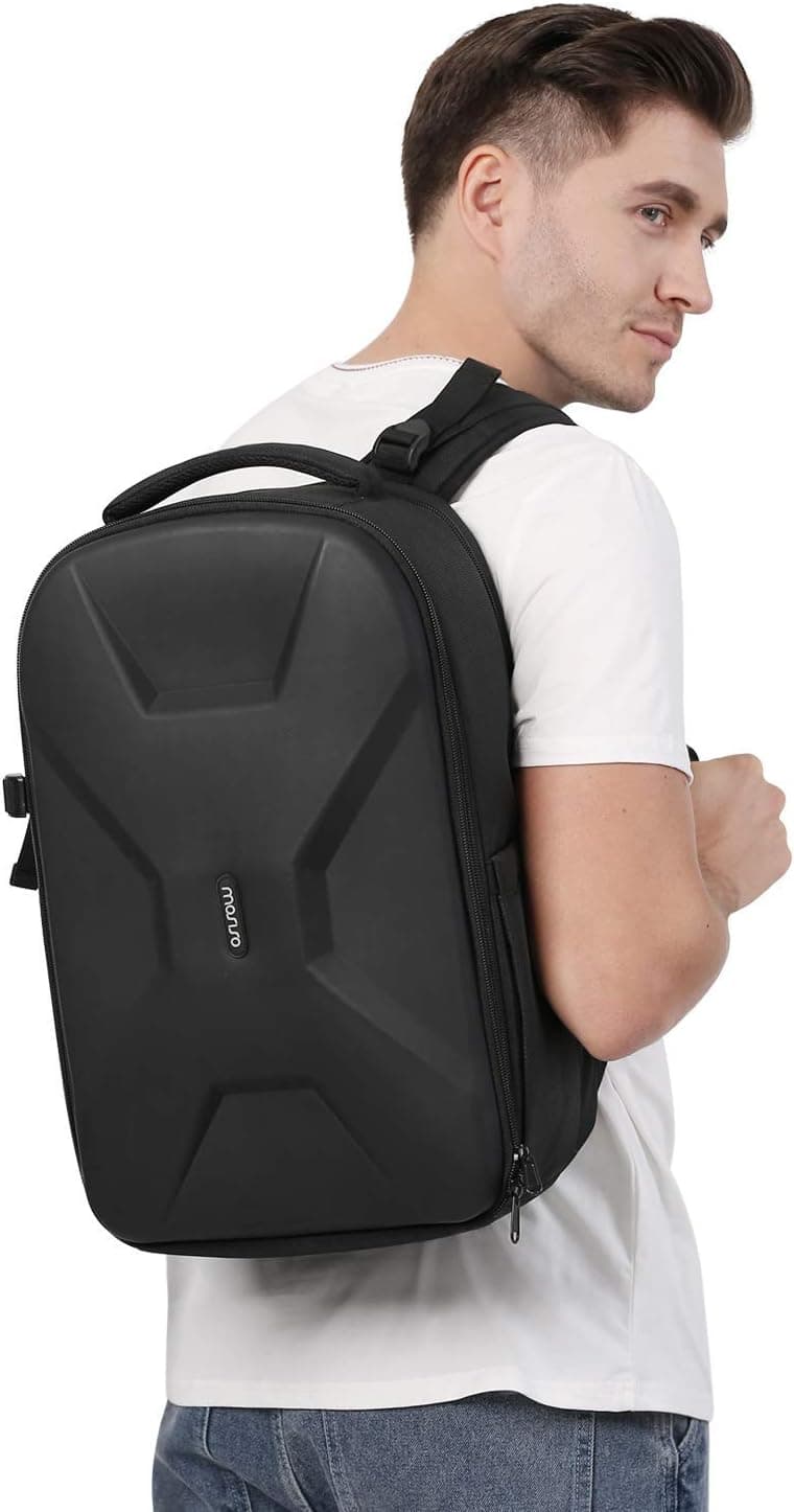 15-16 inch Waterproof Hardshell Case with Tripod Holder&Laptop Compartment Compatible with Canon/Nikon/Sony, Black MOSISO Camera Backpack, DSLR/SLR/Mirrorless Photography Camera Bag B07ZCRWPPV