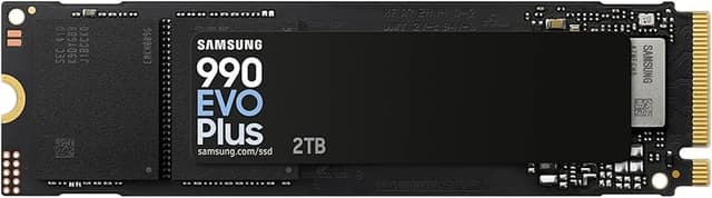 Samsung 990 EVO Plus SSD 2TB, PCIe Gen 4x4, Gen 5x2 M.2 2280, Speeds Up-to 7,250 MB/s, Upgrade Storage for PC/Laptops, HMB Technology and Intelligent Turbowrite 2.0, (MZ-V9S2T0B/AM)