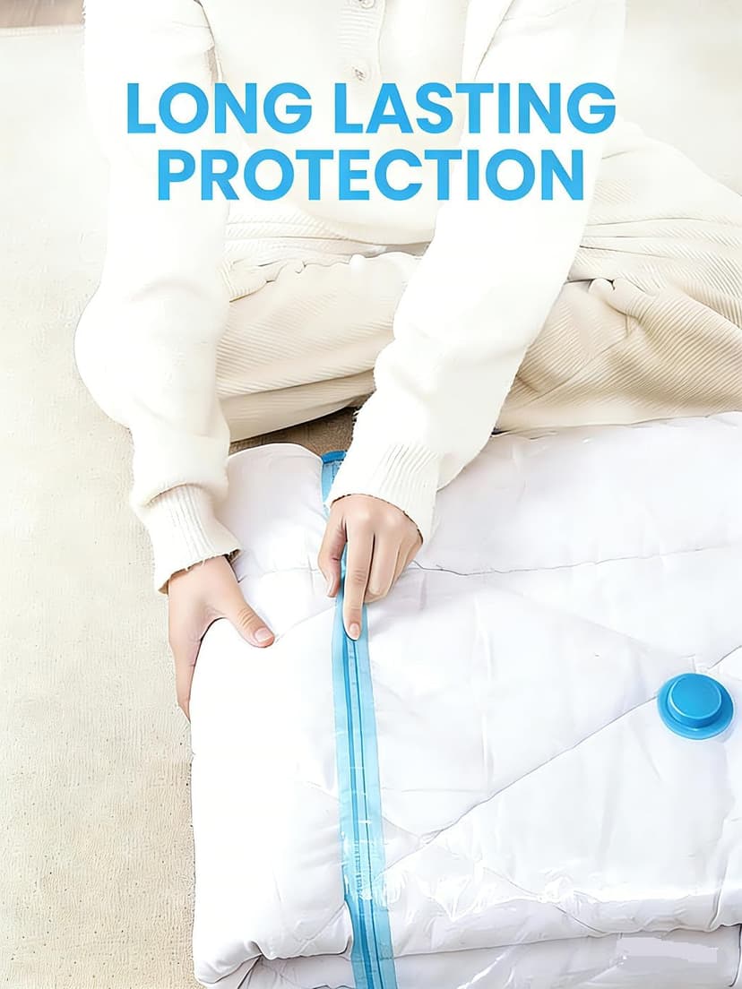 Vacuum Storage Bags for Travel and Home,Space Saver Bags for Clothes,(with Electric Pump and Hand Pump, Large,2(40 * 60) 2(50 * 70) 2(60 * 80) 2(80 * 100))