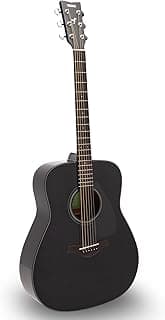 Yamaha FG800J Solid Spruce Top, Traditional Western Gloss Finish Body, 6-String Right-Handed Acoustic Guitar with Rosewood Fingerboard and Bridge (Black), Dreadnought