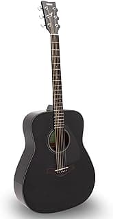 Yamaha FG800J Solid Spruce Top, Traditional Western Gloss Finish Body, 6-String Right-Handed Acoustic Guitar with Rosewood Fingerboard and Bridge (Black), Dreadnought