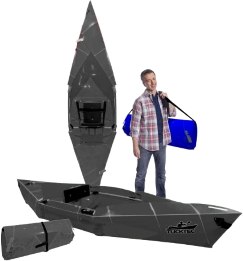 Tucktec 8' Jr. Foldable Kayak - 225 lb. Capacity - Made in USA
