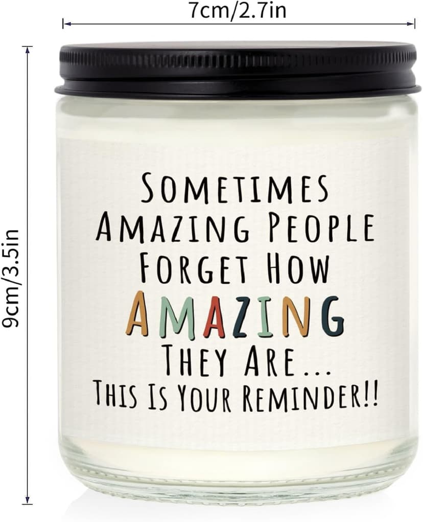 Christmas/Thank You/Inspirational Gift for Woman Her Friend Teacher Mom Girlfriend Sister Bestie, Stocking Stuffers, Lavender Craftique Gifts for Women, Birthday Gifts for Women- You're Amazing Candle B0DYMW78WD