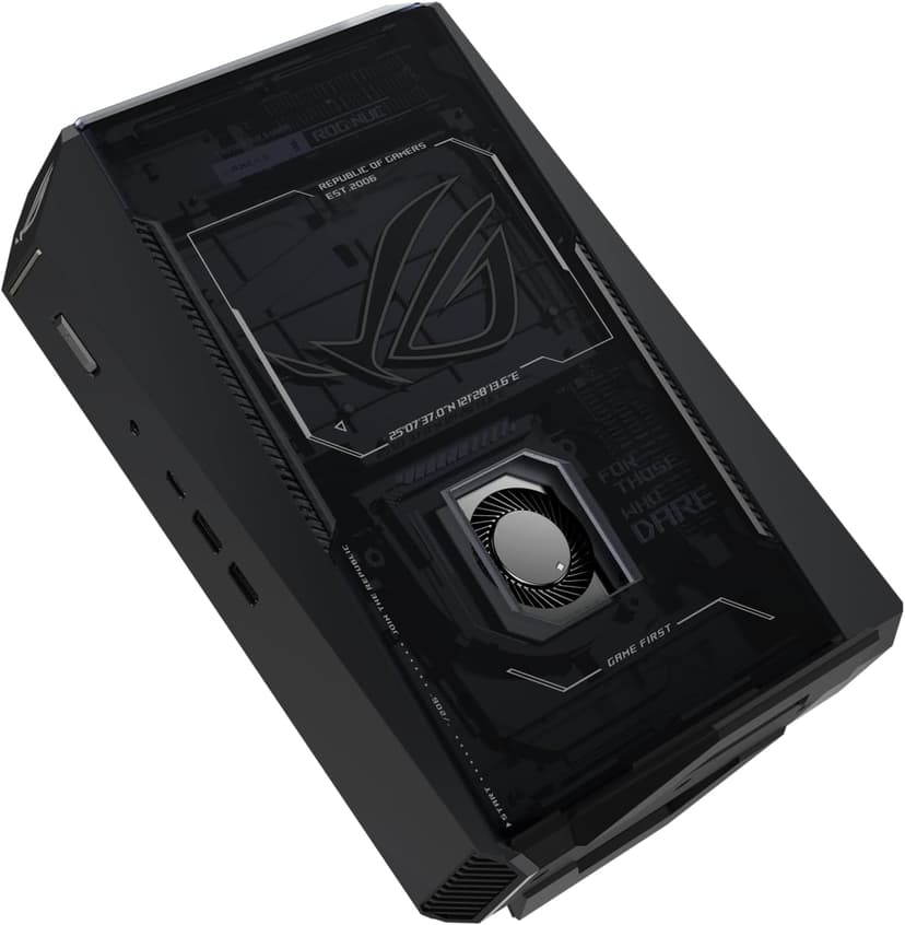 ROG NUC (2025) Gaming Mini PC with Intel® Core™ Ultra 7 (Series 2) ARL-HX CPU, NVIDIA® GeForce RTX™ 5060 MobileGPU, 32GB DDR5 RAM, 1TB NVMe SSD, Thunderbolt™ 4, Triple-Fan Cooling, and ARGB Lighting
