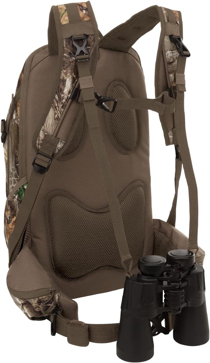 Timber Hawk Big Basin Camouflage Hunting Day Pack Backpack with Quiet Cloth Technology (Realtree Edge Camo)