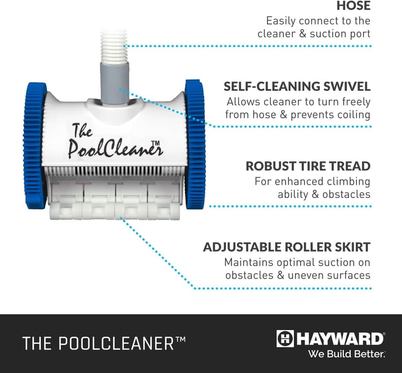 Hayward W3PVS20JST Poolvergnuegen Suction Pool Cleaner for In-Ground Pools up to 16 x 32 ft. (Automatic Pool Vaccum)