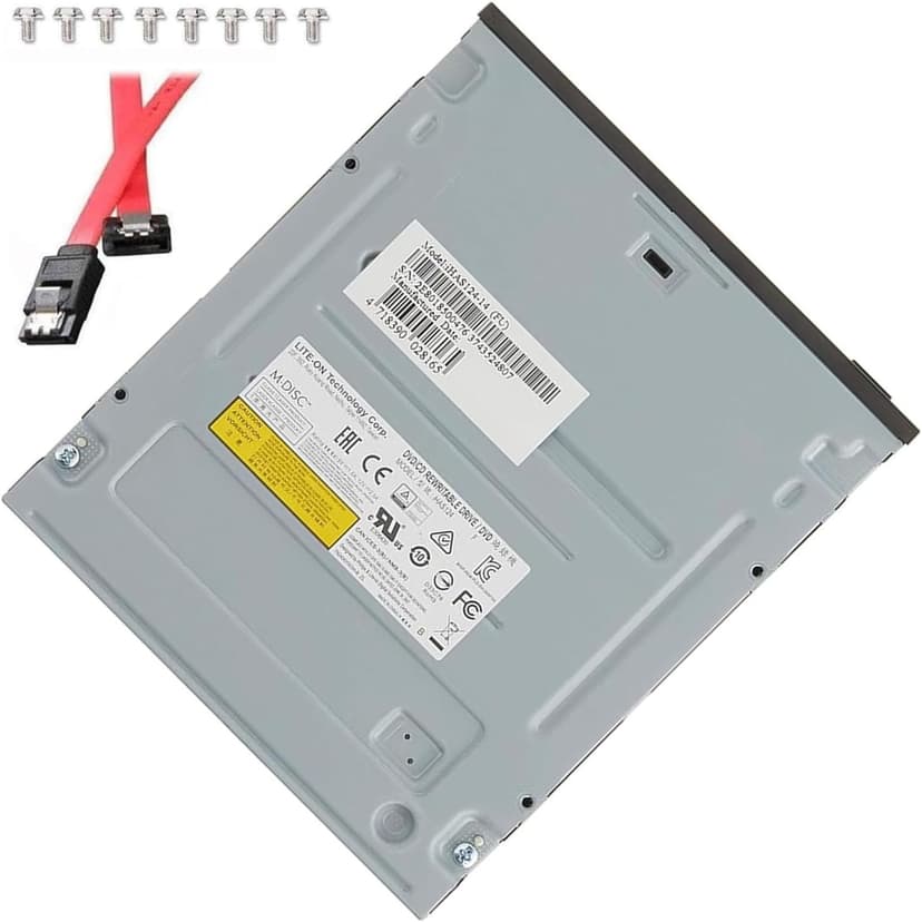 BestDuplicator Lite-On Dual-Layer SATA DVD±RW Optical Drive with Installation Kit for Reading and Writing CDs and DVDs on Desktop Computers, Servers, and Workstations