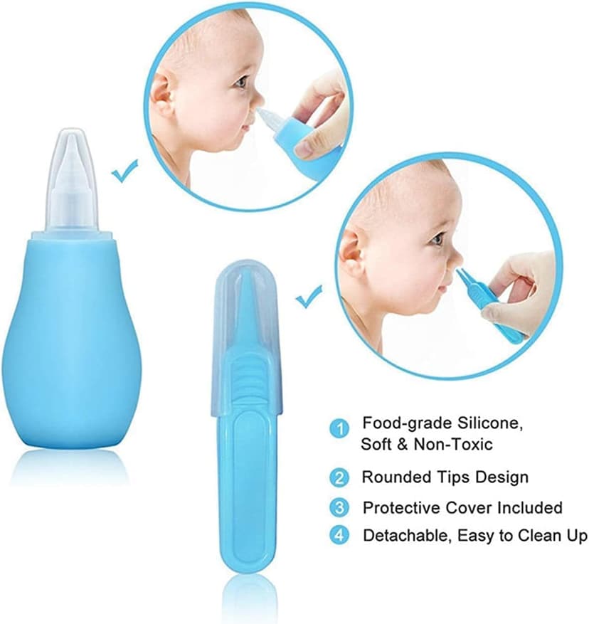 Baby Grooming Kit, Infant Safety Care Set with Hair Brush Comb Nail Clipper Nasal Aspirator,Baby Essentials Kit for Newborn Girls Boys B0B8NKVDJH