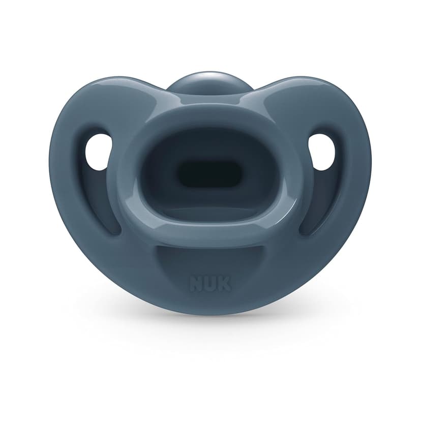 NUK Timeless Comfy Pacifier | 100% Silicone, One-Piece Design | BPA-Free, Gentle on Baby’s Skin | 5-Pack, for 0-6M