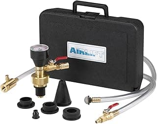 UView 550000 Airlift Cooling System Leak Checker and Airlock Purge Tool Kit, OEM Approved, Universal Connectors, Minimum 90 PSI/60 Bar, Used for Leak Detection, Purging Airlocks, A/C System Refill