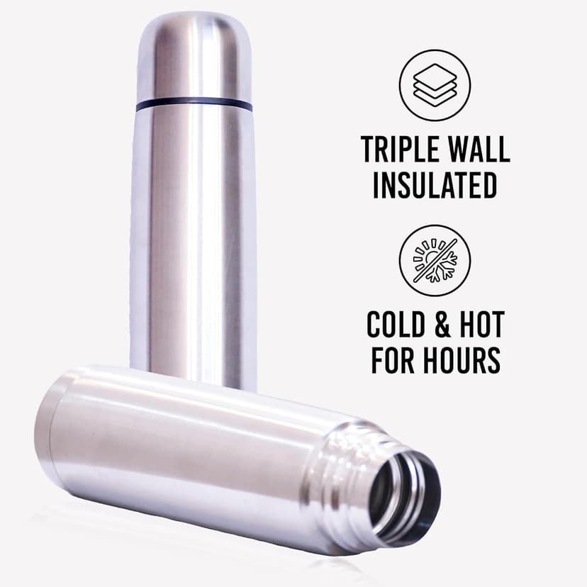 Best Stainless Steel Coffee Thermo, BPA Free, New Triple Wall Insulated, Hot & Cold for Hours. (34 OZ/1000ML)