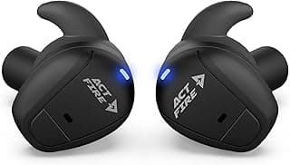 Bluetooth Shooting Ear Protection Earplugs, Electronic Hearing Protection, Shooting Ear Buds for Noise Reduction, Ear Protection for Gun Range