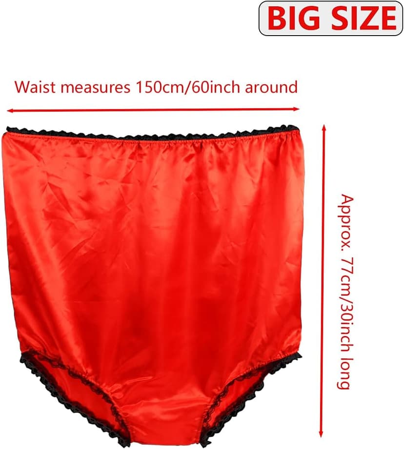 Big Undies Gag Gift Funny Big Underwear Mama Undies Plus Size Granny Panties White Elephant Joke Gift for Women Men