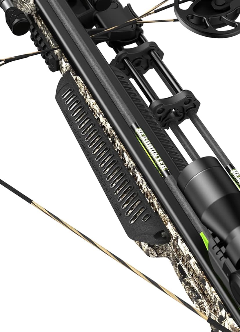 Barnett Whitetail Pro STR Crossbow, with 4x32mm Multi-Reticle Scope, Arrows, Lightweight Quiver