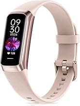 Fitness Tracker with Step Counter/Calories/Stopwatch, Activity Tracker, Health Tracker with Heart Rate Monitor, Sleep Tracker,1.10''AMOLED Touch Color Screen, Pedometer Watch for Women Men