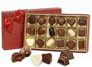 Luxury Milk Chocolate Truffles Gift Box, 18-Piece Assorted Belgian-Style Chocolates, Mother’s Day Gift For Mom, Date Night Desserts, Birthdays And Anniversaries B0FSQWWTV7