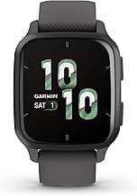 Garmin Venu® Sq 2 GPS Smartwatch - AMOLED Display, All-Day Health Monitoring, Long Battery Life, Activity & Heart Rate Tracker, Slate and Shadow Gray