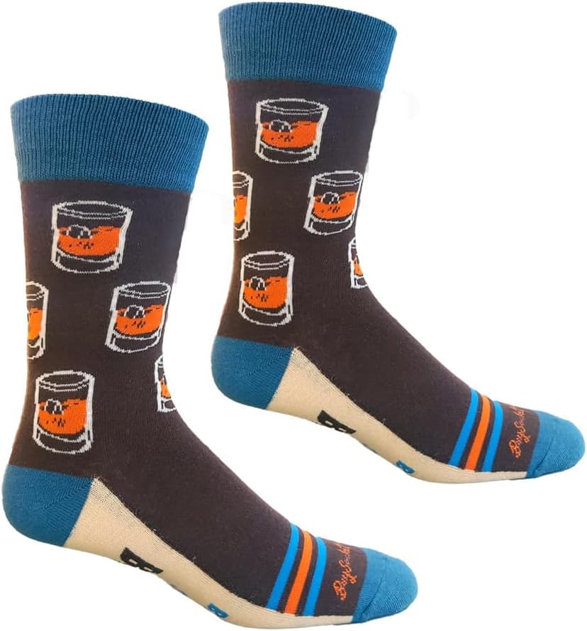 If You Can Read This Bring Me Some Bourbon Men's Socks | Bourbon Gift for Men Funny Novelty Fashion Dress Socks | Unique Gifts for Bourbon Whiskey Lovers B07V3ZYSLZ