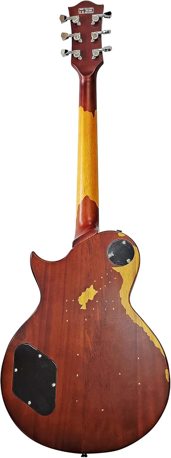 IYV ILS-300D Electric Guitar, Cherry Sunburst