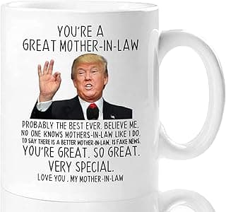 Aurahouse Funny Mother-in-law Mug - 11 Oz, Great Mother-in-law Gift for Birthday, Mother's Day, Christmas
