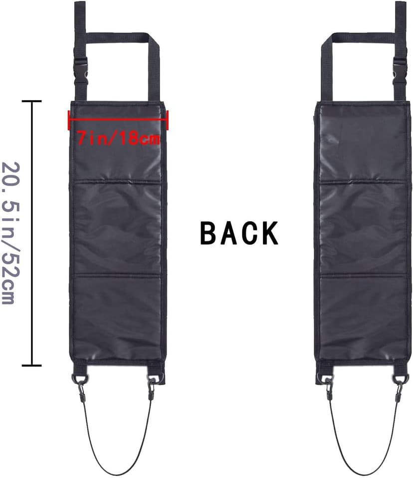 Seat Back Gun Rack, Gun Sling Bag, Camo Front Seat Gun Organizer Holder for Hunting Rifles/Shotguns for 3 Guns, Rifles, Shotguns in Cars, Trucks & SUV for Hunting Sports Camouflage