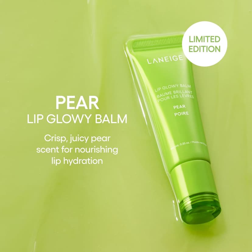 With Shea & Murumuru Butters for Hydrating, Moisturizing, Glossy, Non-Sticky Shine LANEIGE Lip Glowy Balm | Sheer Tinted Lip Treatment Balm Tube B0GPB2FY5H