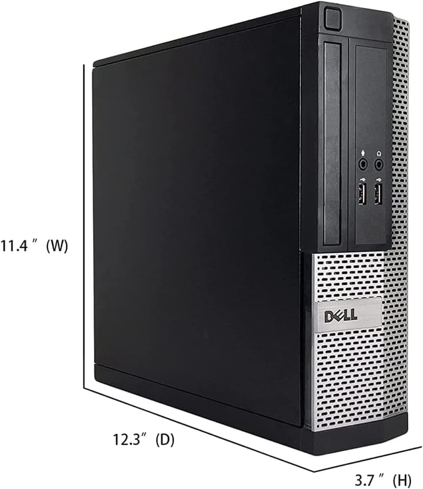 Dell OptiPlex Computer Desktop PC, Intel Core i5 3rd Gen 3.2 GHz, 16GB RAM, 2TB HDD, New 22 Inch LED Monitor, RGB Keyboard and Mouse, WiFi, Windows 11 Pro (Renewed)