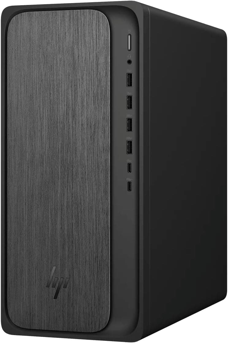 HP OmniDesk Desktop Computer PC, AMD Ryzen 7 8700G, 32GB DDR5 Memory, 1TB NVMe SSD, Radeon 780M Graphics, Wi-Fi 6 + Bluetooth 5.4 (Includes Keyboard + Mouse)