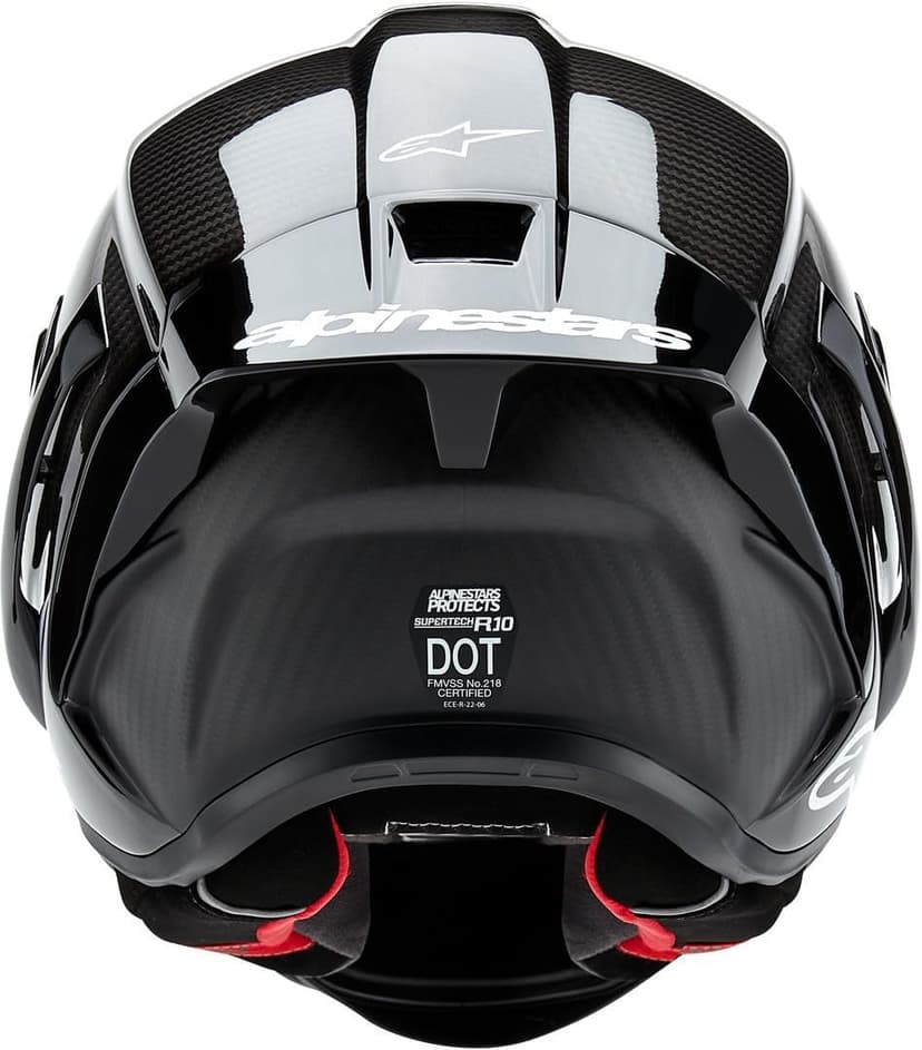 Alpinestars Supertech R10 Solid Helmet, Carbon Shell, CE-Certified, Advanced Ventilation & Fit