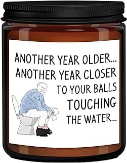 Birthday Gifts for Men Dad Boyfriend Him Husband Grandpa Brother Uncle Coworker Best Friend, Funny Present 65th 30th 75th 60th 40th 50th Birthday Gift Ideas, Happy Birthday Candles Unique Mens Gifts