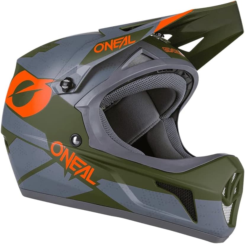 O'Neal Sonus Deft Mountain Bike Helmet Olive/Orange MD